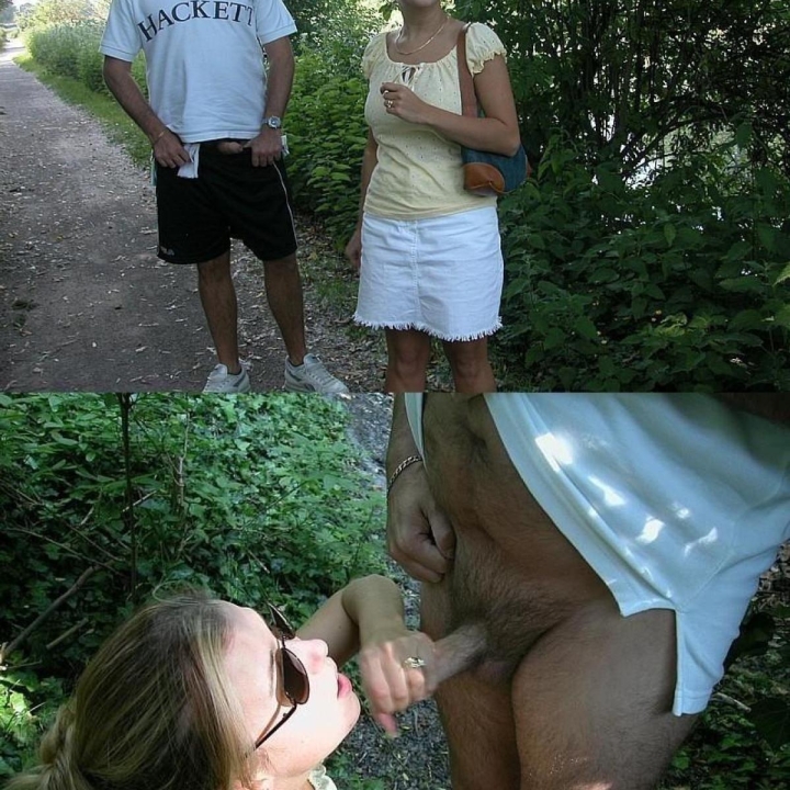 Милф жена изменяет Outdoor